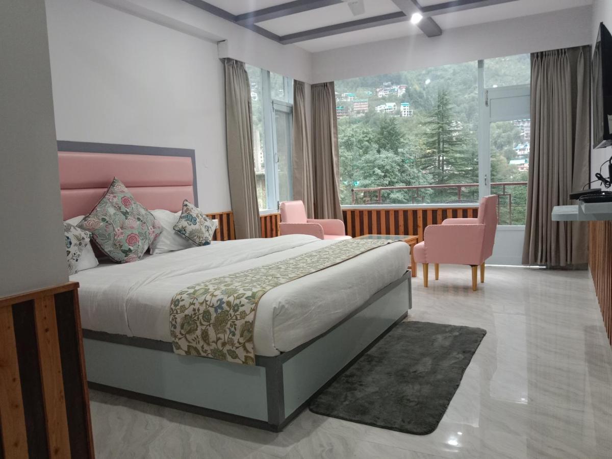 Apple Flower With Balcony And Mountain View มะนาลี ภายนอก รูปภาพ